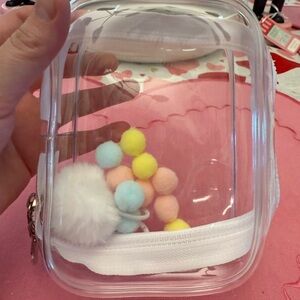 Zip up mini labubu bag